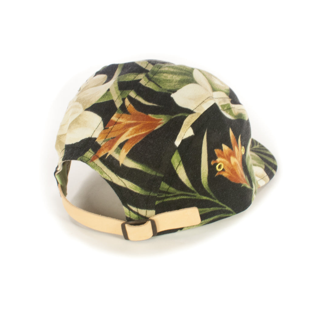 Black Floral 5-Panel