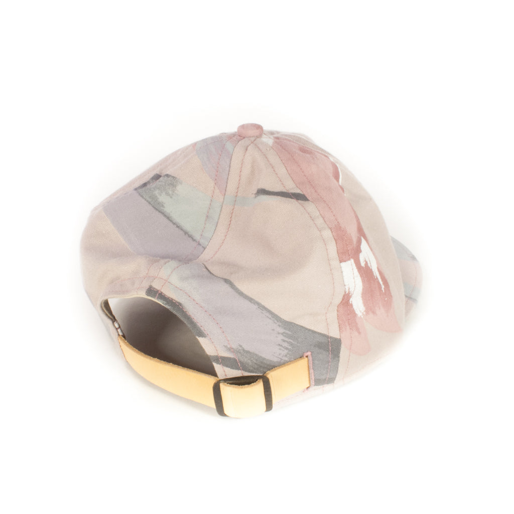 Pink/Grey Floral Baseball Cap