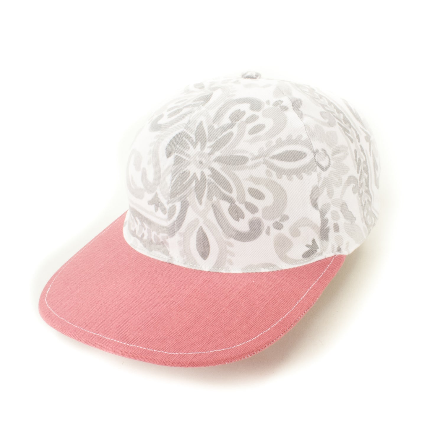 White/Grey Floral w/ Pink