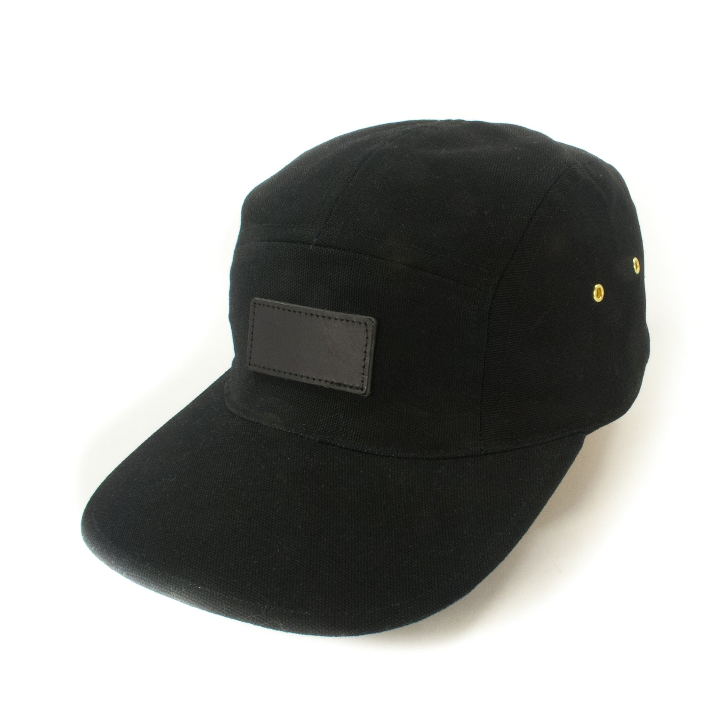 Black 5-Panel w/ Black Patch