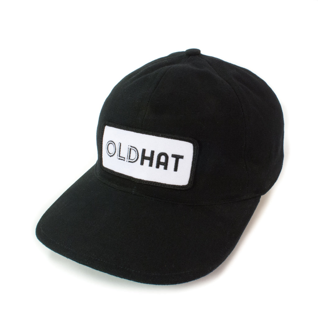 Black Baseball Cap w/ OLDHAT Patch – Oldhat