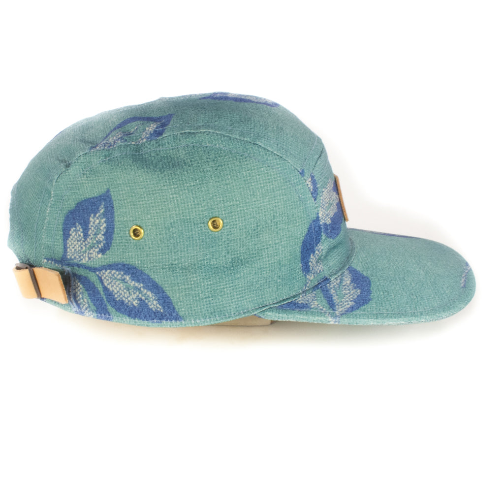 Turquiouse and Blue Leaves 5-Panel