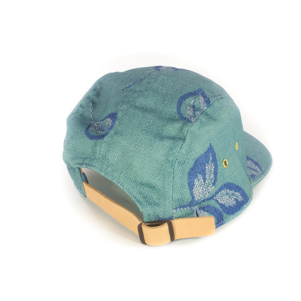 Turquiouse and Blue Leaves 5-Panel