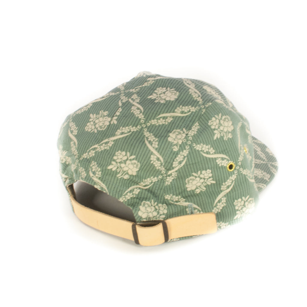 Blue Green Floral 5-Panel