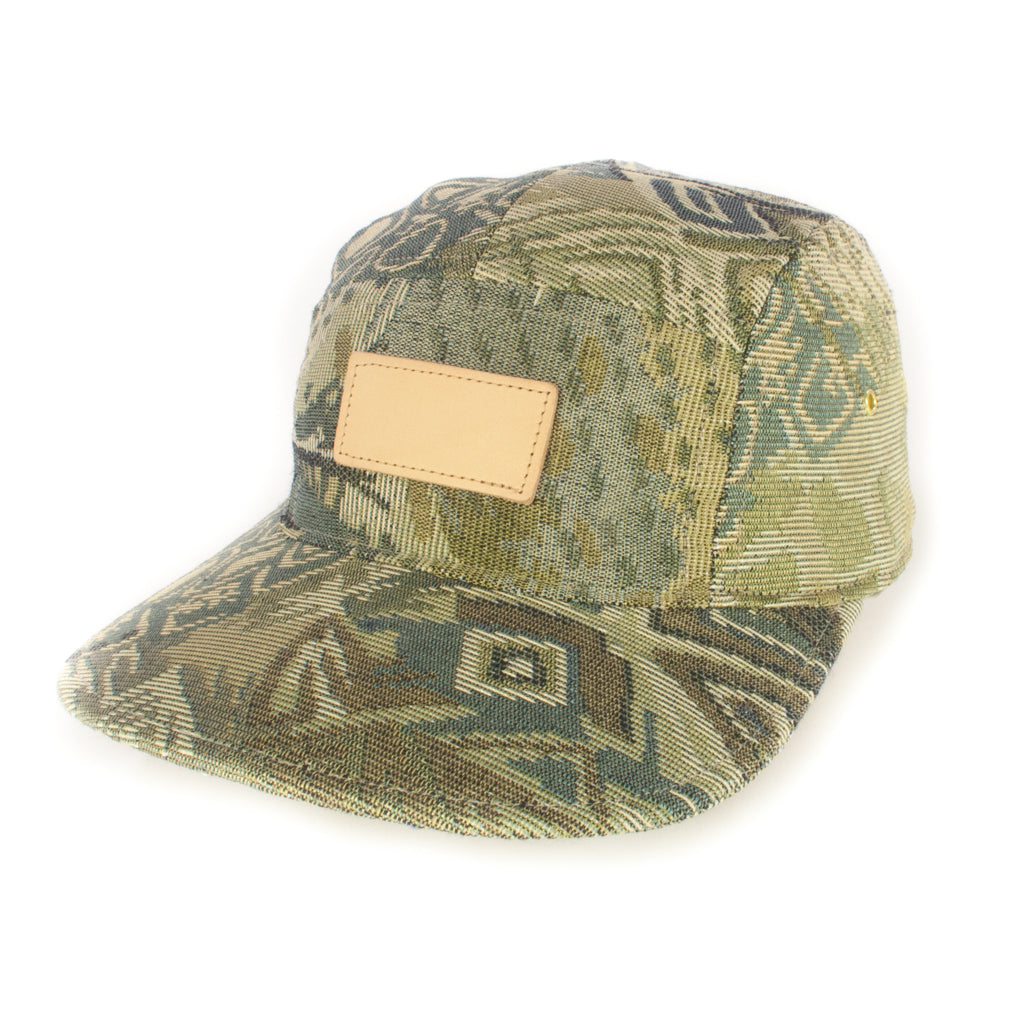 Green Grey Abstract 5-Panel