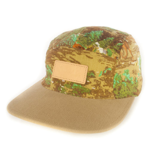 Farm Scene w/ Olive Brim 5-Panel
