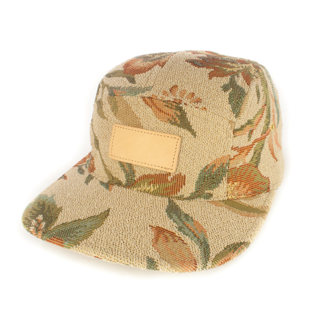 Beige Floral 5-Panel