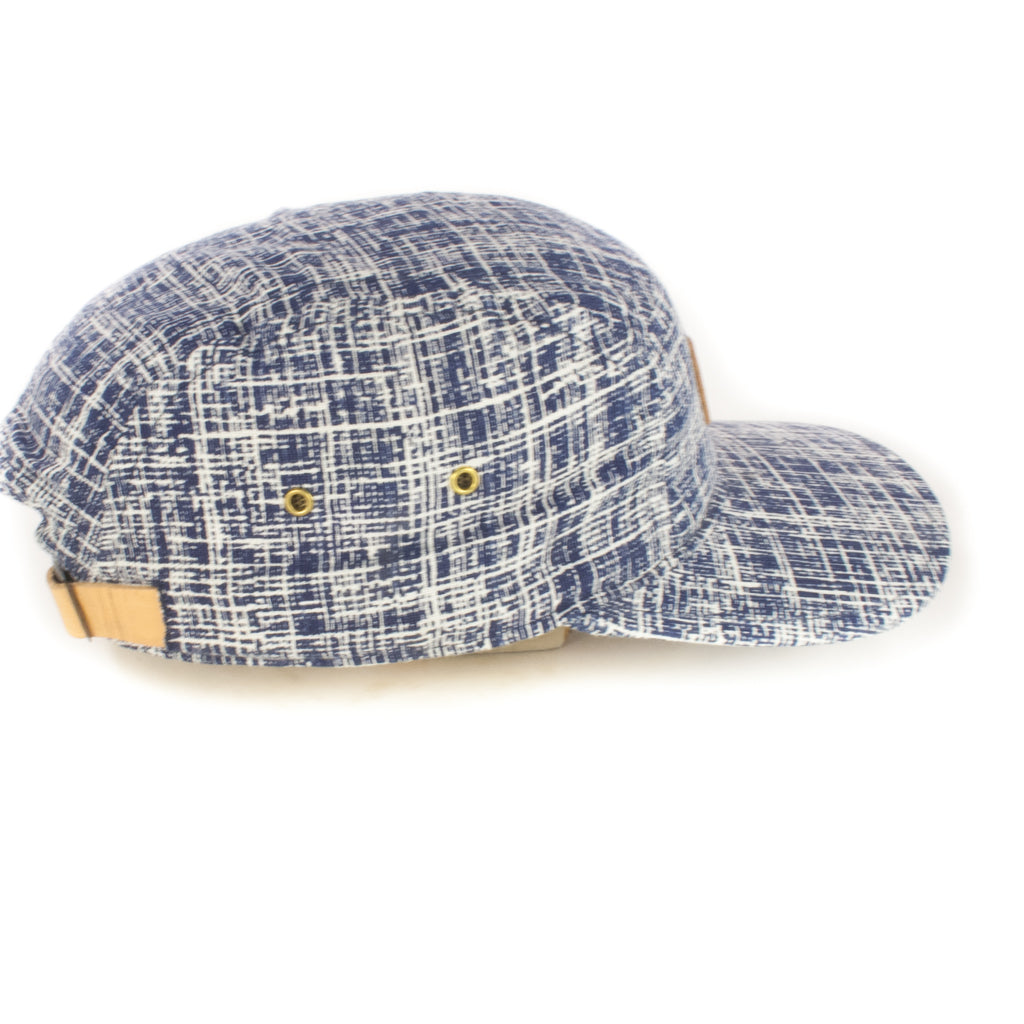 Blue Crosshatch 5-Panel