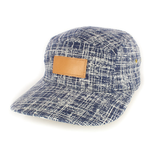 Blue Crosshatch 5-Panel
