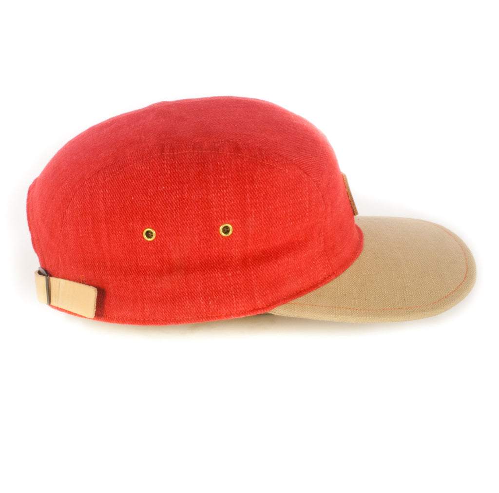 Red w/ Beige