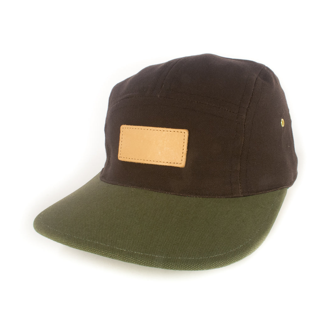 Chocolate Brown w/ Khaki Green 5-Panel