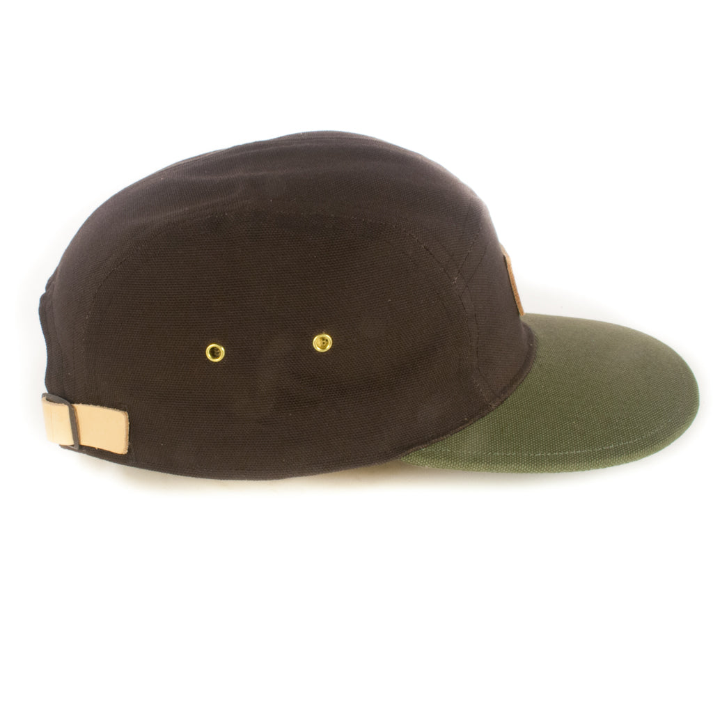 Chocolate Brown w/ Khaki Green 5-Panel