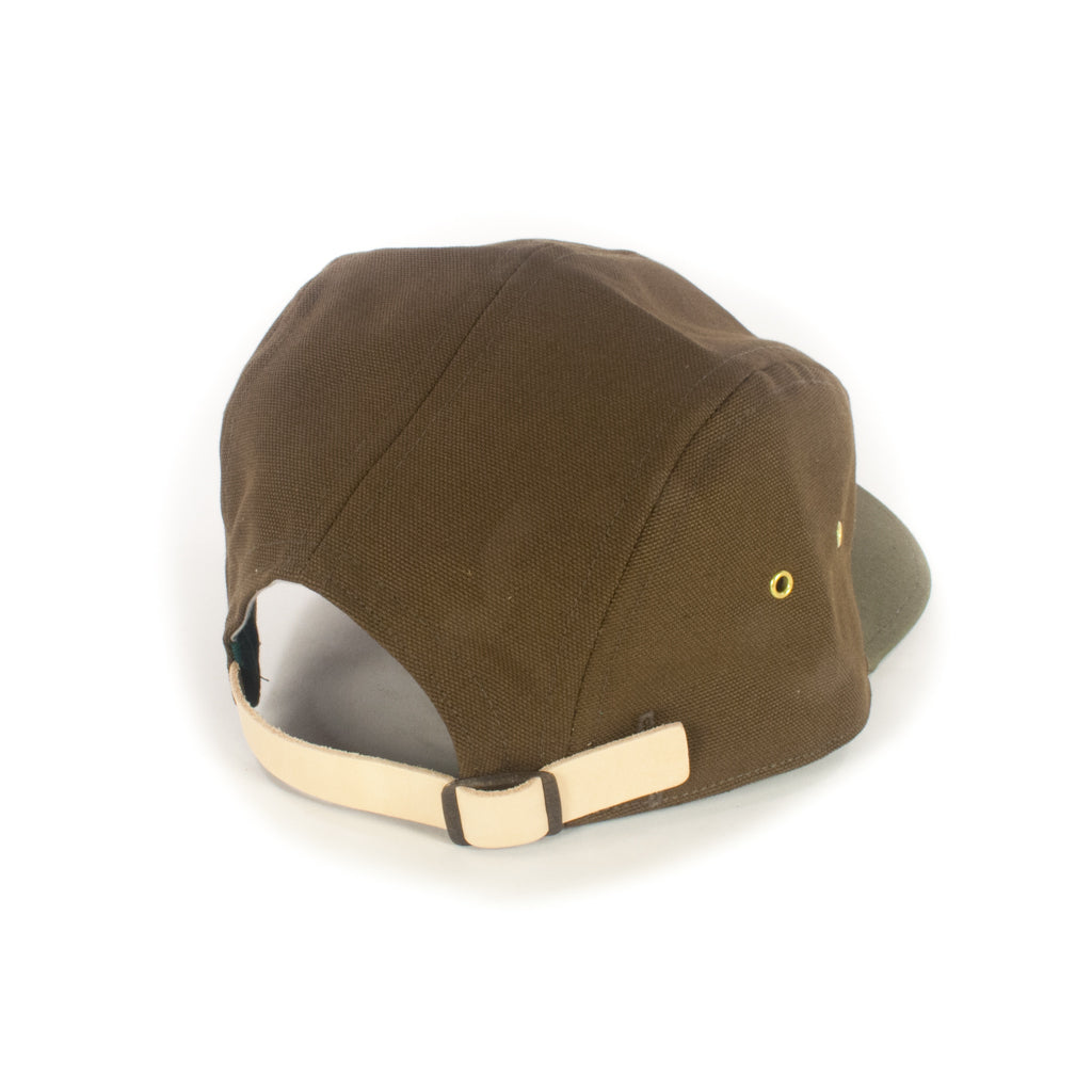 Olive Brown w/ Khaki Green Brim 5-Panel