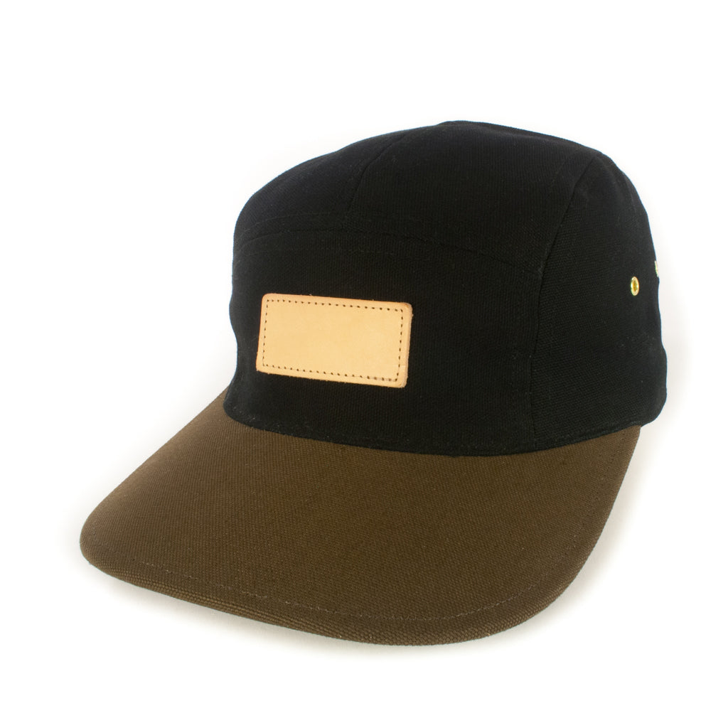 Black w/ Olive Brown 5-Panel