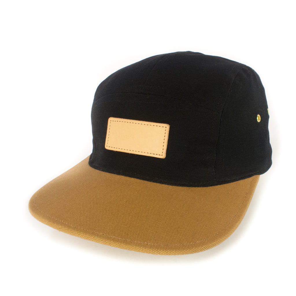 Black w/ Caramel 5-Panel