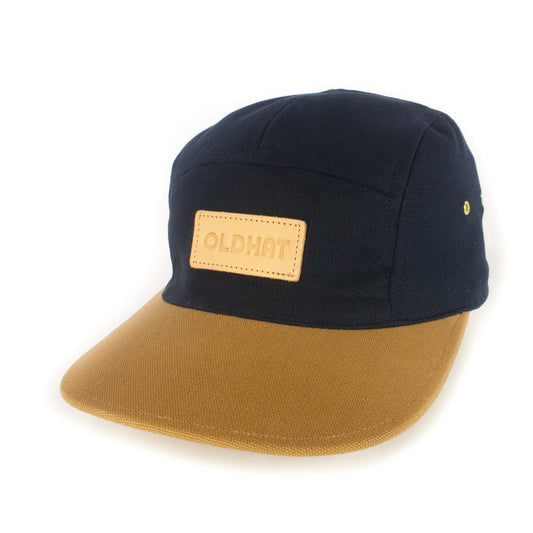 Navy w/ Caramel 5-Panel