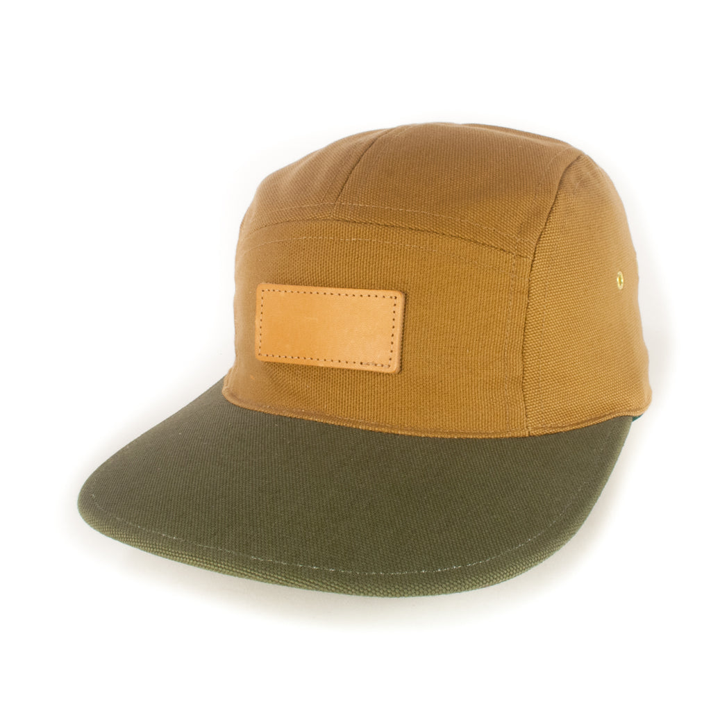 Caramel w/ Khaki Green 5-Panel