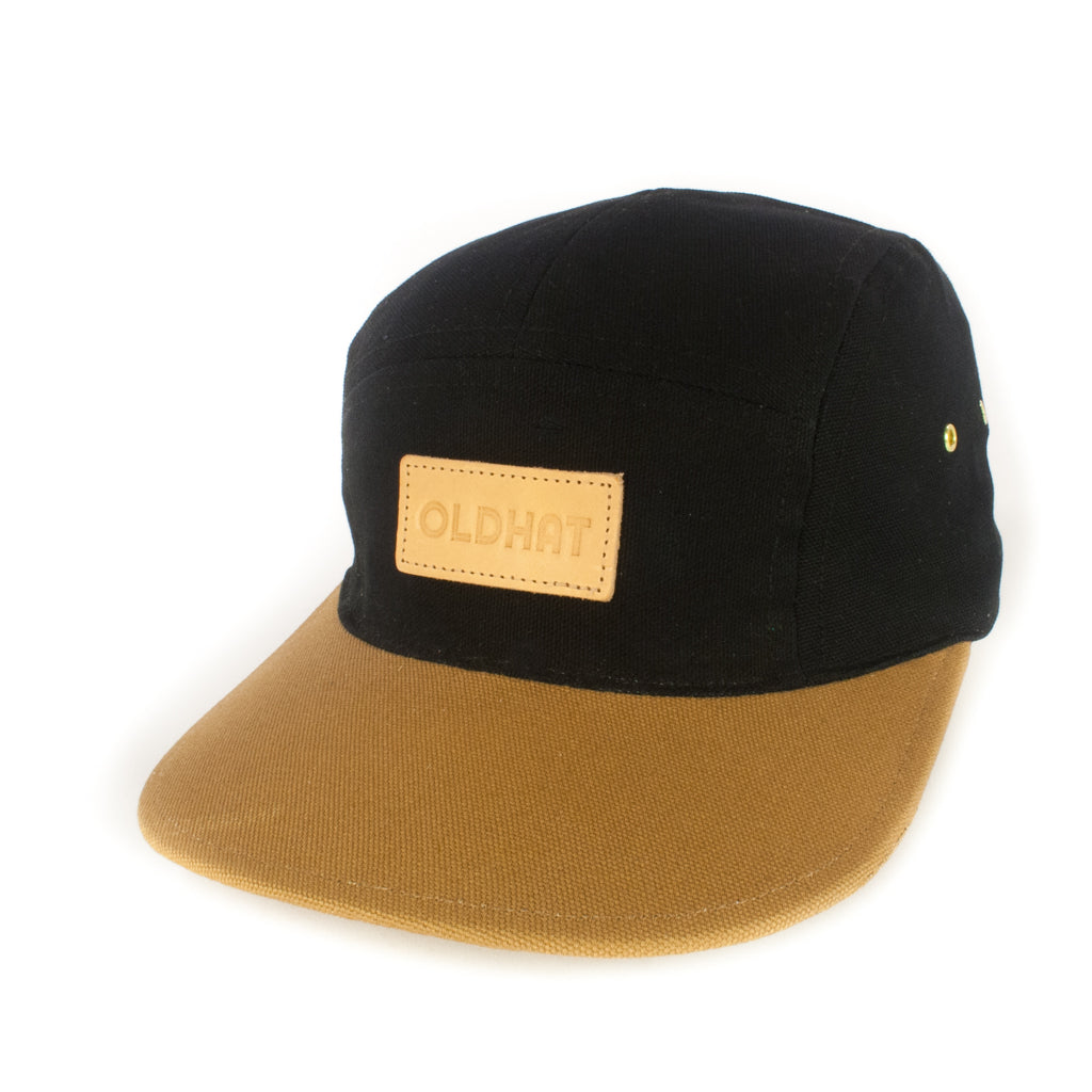 Black w/ Caramel 5-Panel