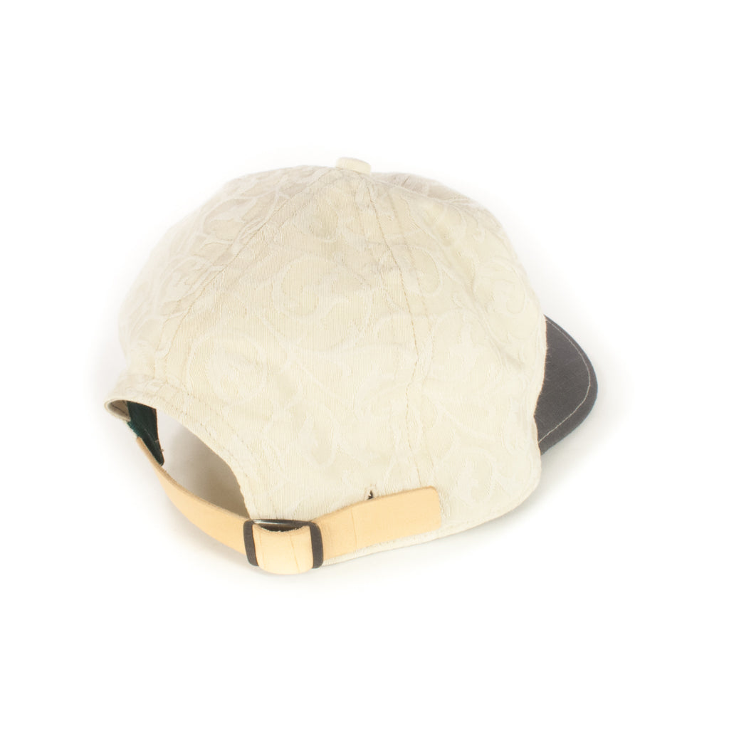 Off-White w/ Charcoal Baseball Cap