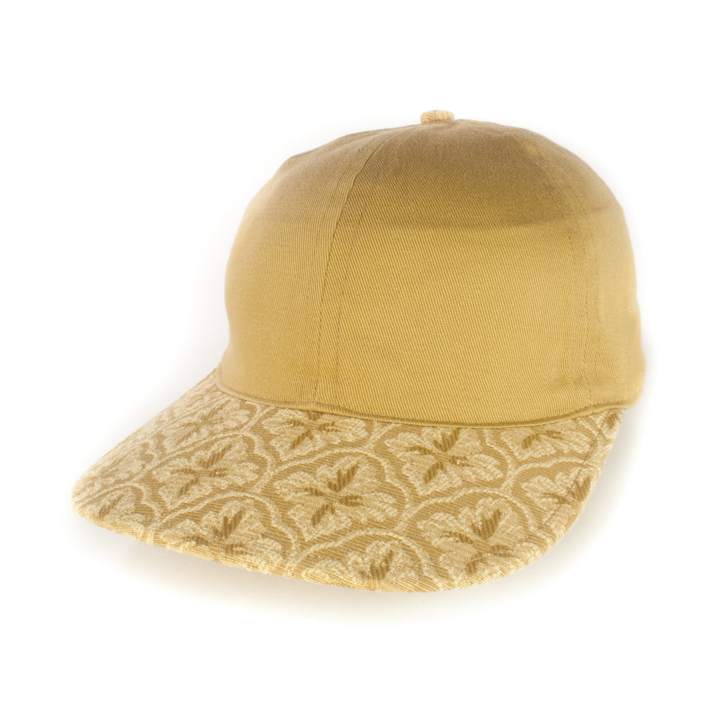 Caramel w/ Gold Floral Baseball Cap