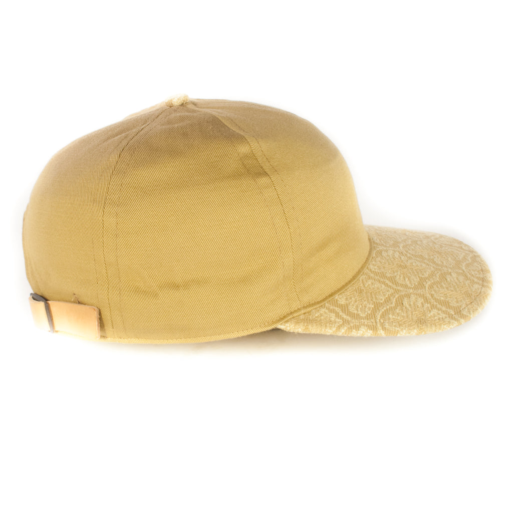 Caramel w/ Gold Floral Baseball Cap
