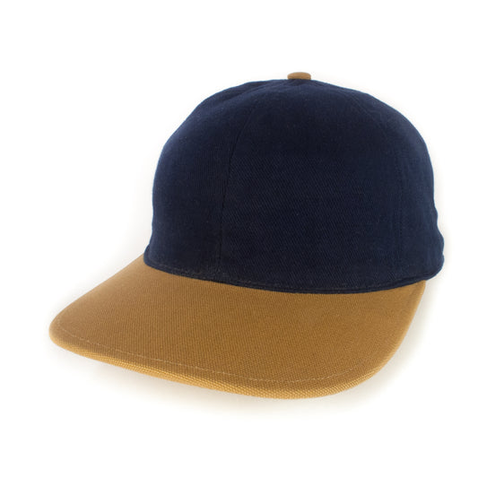 Navy w/ Caramel Baseball Cap