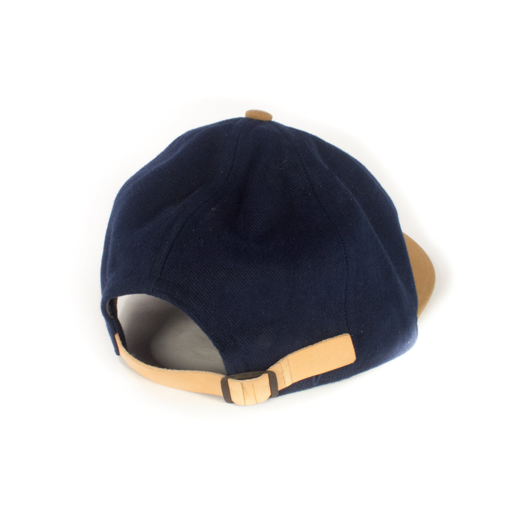 Navy w/ Caramel Baseball Cap