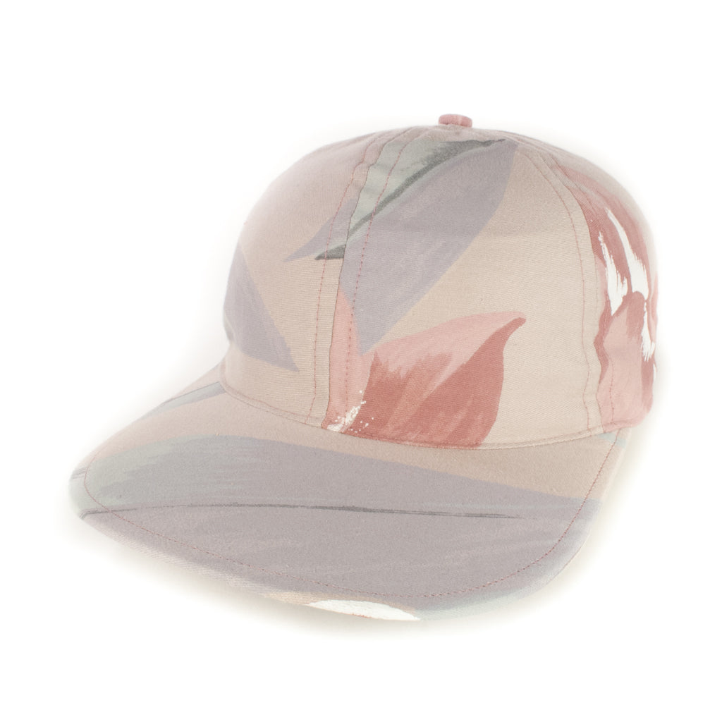 Pink/Grey Floral Baseball Cap