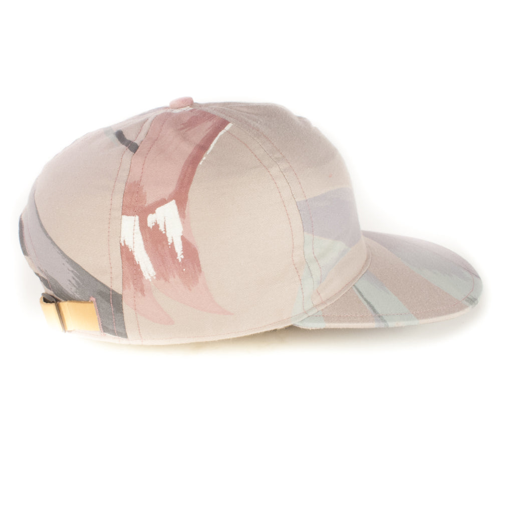Pink/Grey Floral Baseball Cap