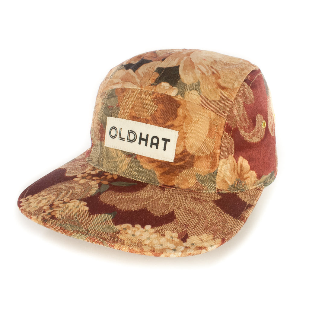 Red Floral 5-Panel