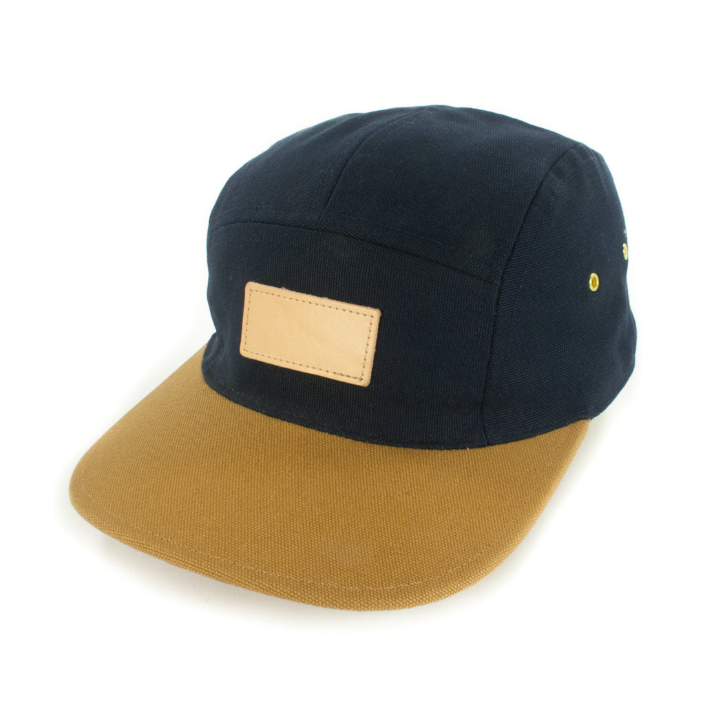 Navy w/ Caramel 5-Panel