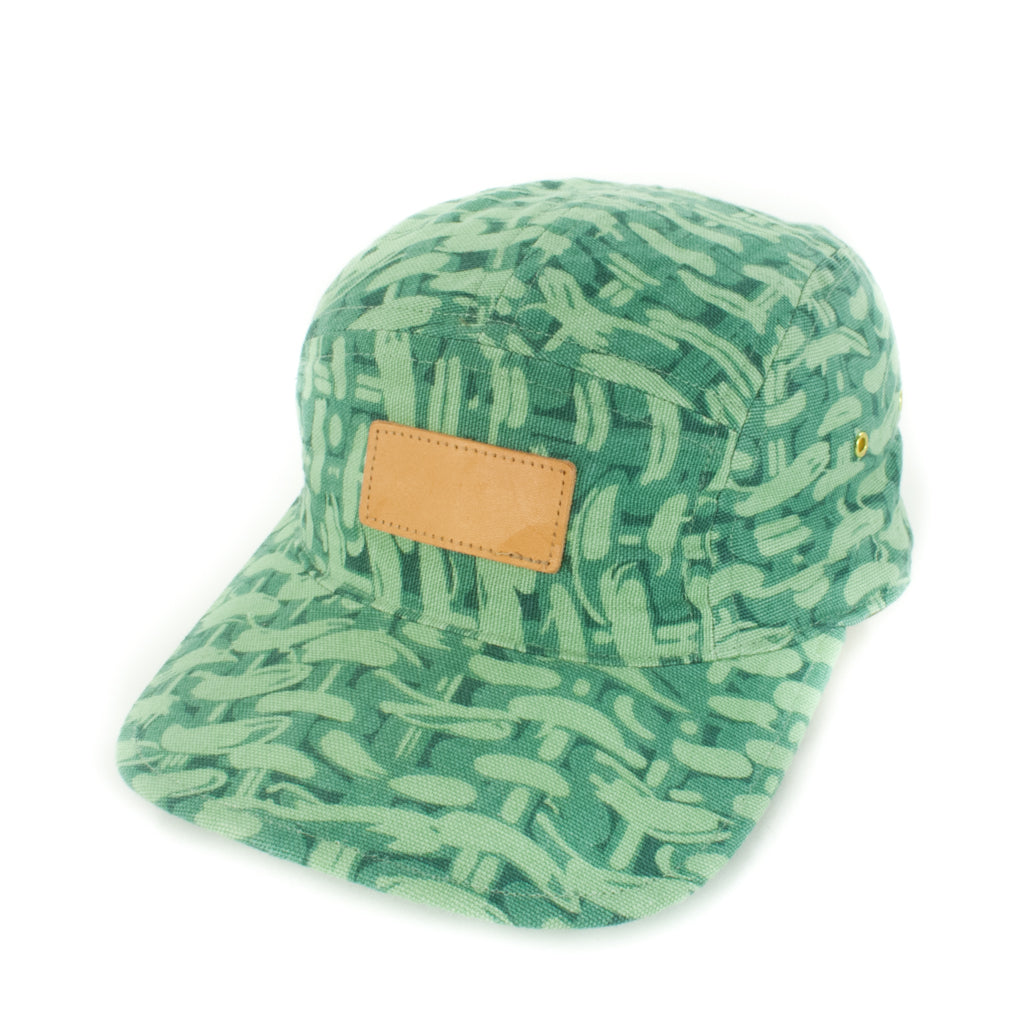 Three Greens Print 5-Panel