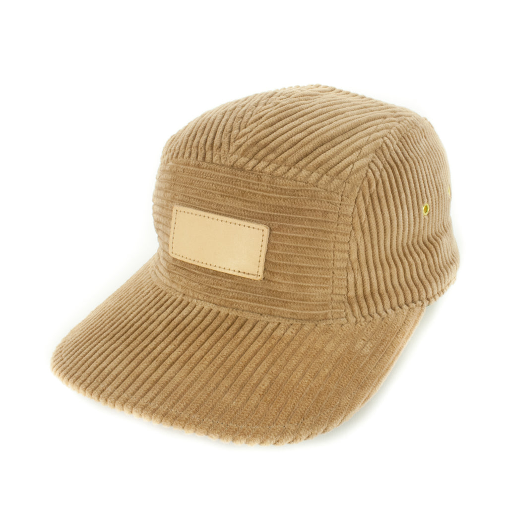 Tan Wide Wale Corduroy 5-Panel